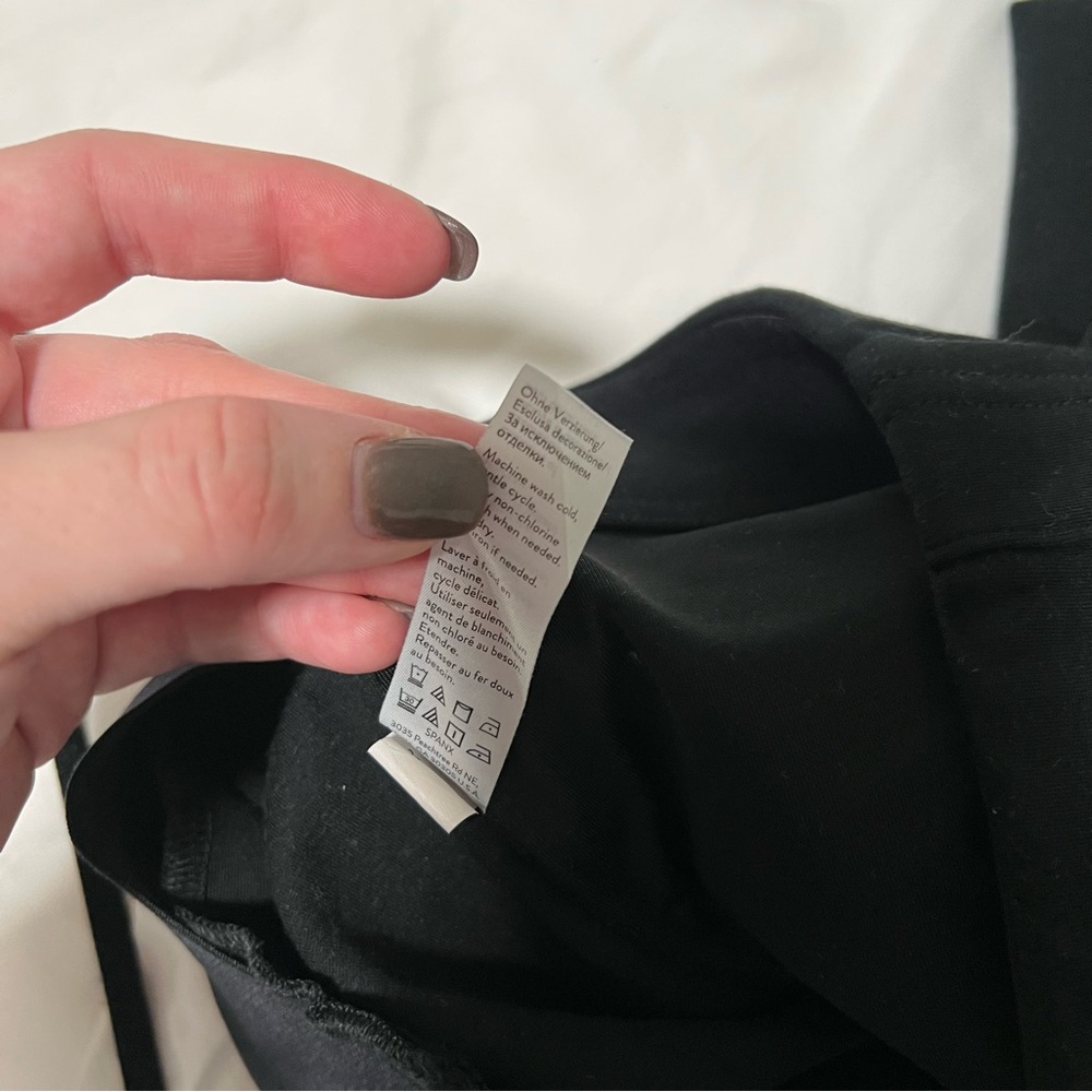 SPANX Black Pants with White Trim - Picture 7 of 9